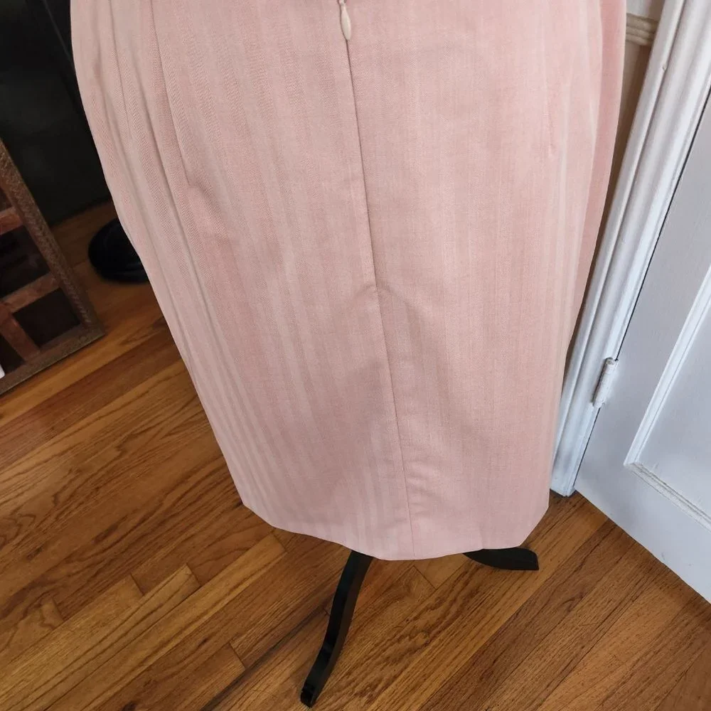 Escada Pastel Pink Margaretha Ley Pencil Skirt NWOT Sz 10
